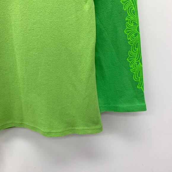 Chrome Hearts Green Kirin Arm Cotton Three-Quarter Sleeve T-Shirt M Round Neck - Picture 6 of 8